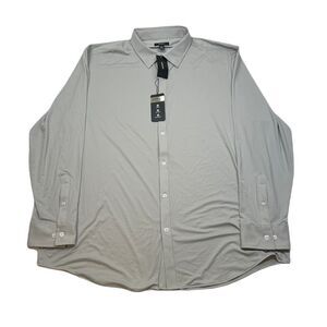 Alfani AlfaTech Performance Shirt Mens 2XL Nylon‎ Stretch Button Down Easy Care